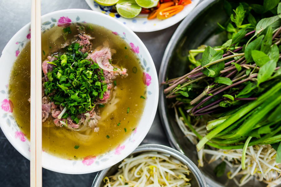 5区にあるフォー専門店 Pho Le のビーフフォー