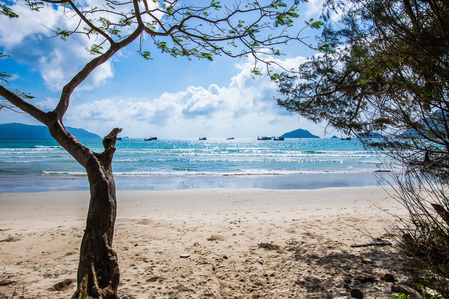 Beautiful, undeveloped beaches are just a short ride away in Con Dao.