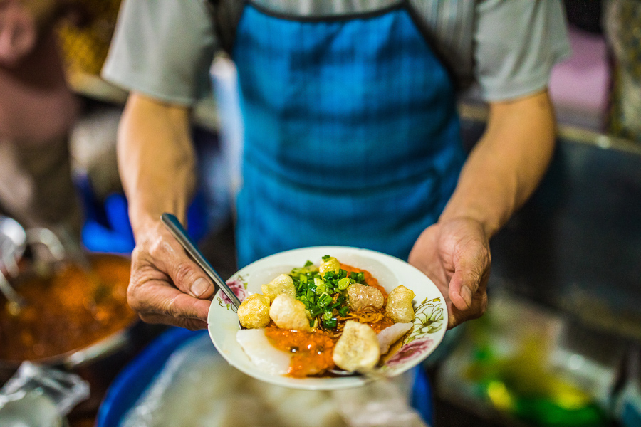 Dalat does its own take on dishes from all over Central Vietnam, such as this Dalat-style banh beo.