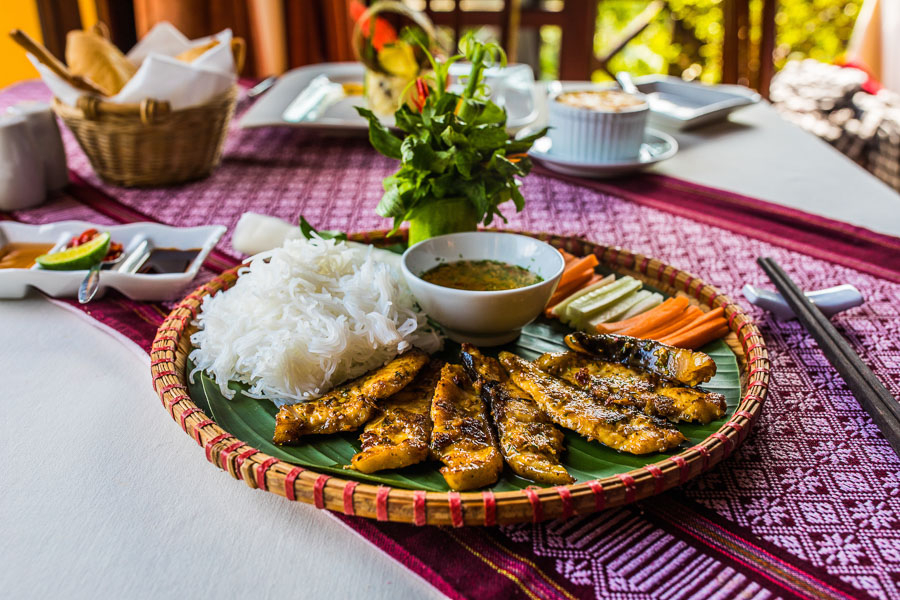 The local freshwater trout is a Sapa speciality.