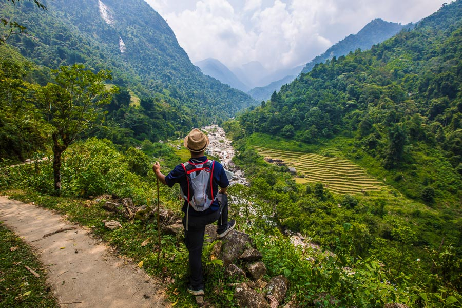 Just outside the town are countless excellent trails for trekkers.