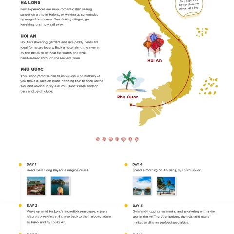romantic getaways vietnam