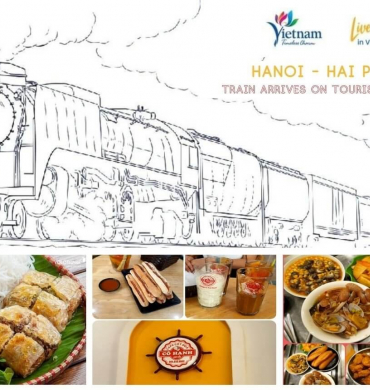 Beautiful train route to the paradise of typical cuisine in Hai Phong