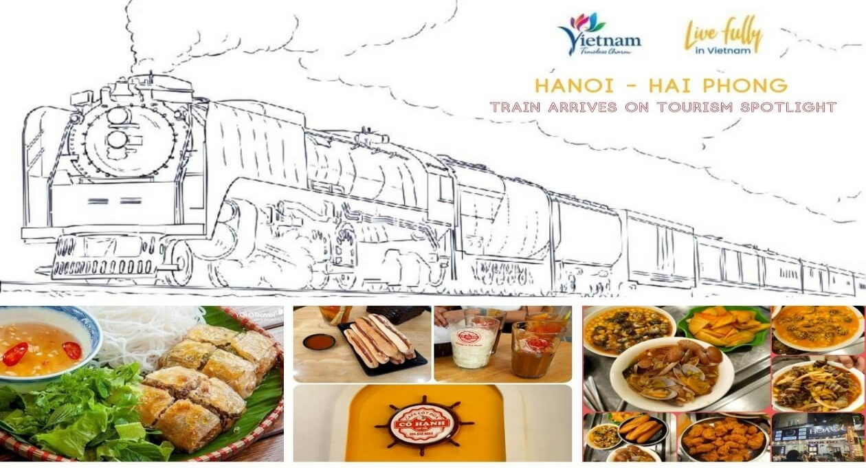 Beautiful train route to the paradise of typical cuisine in Hai Phong