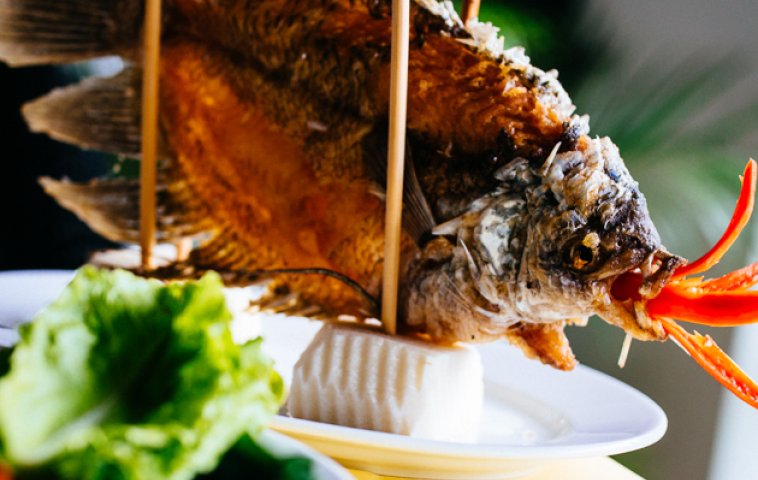 ការញ៉ាំអាហារនៅតំបន់ដីសណ្ដ