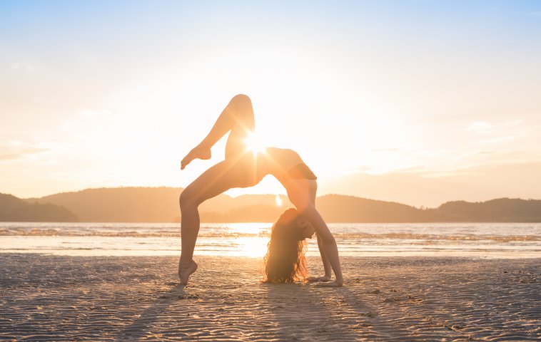 Beach Yoga on Phu Quoc island